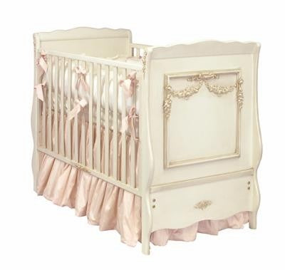 cottage floral crib (versaille creme)