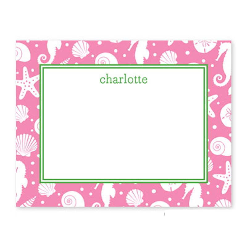 boatman geller jetties bubblegum small flat notecard