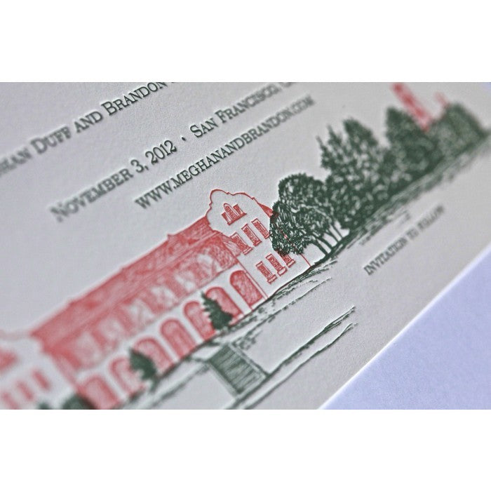 meagan & brandon save the date card