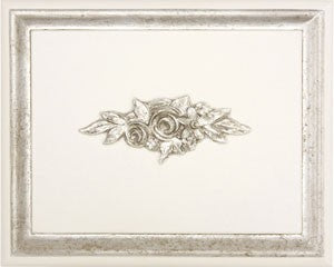 Antico White With Silver Gilding Finish