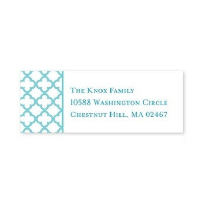 boatman geller bristol petite teal address labels