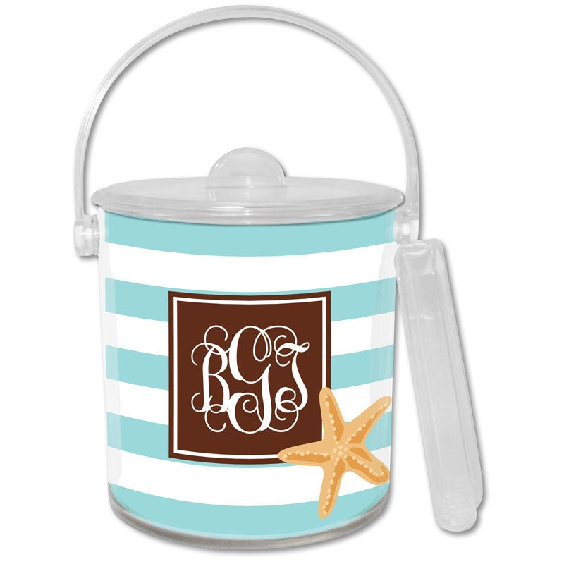 boatman geller stripe starfish ice bucket