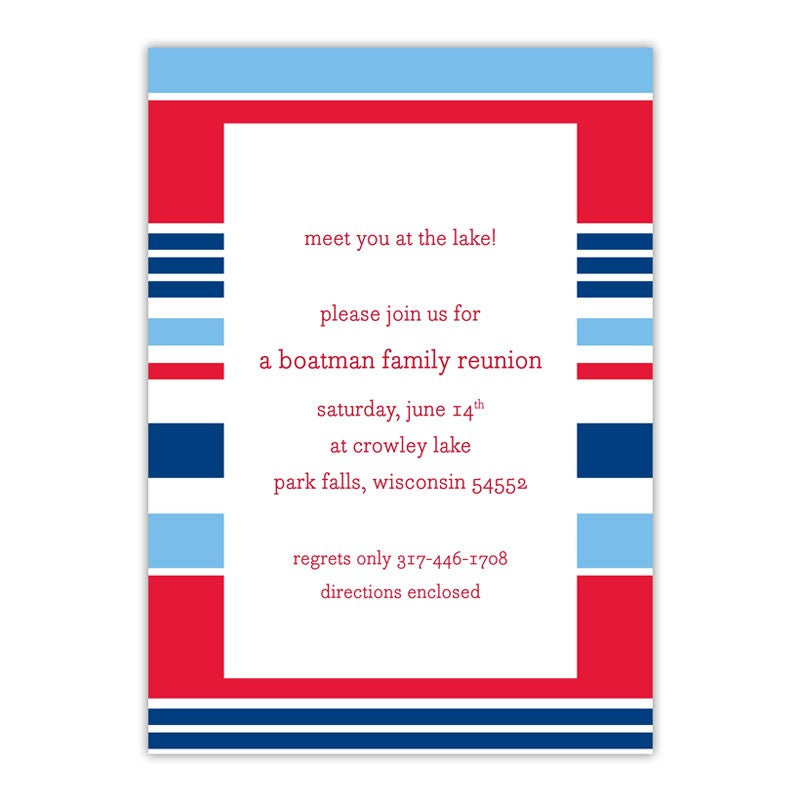 boatman geller espadrille nautical large flat notecard