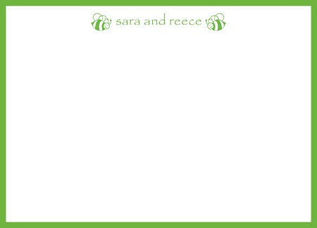 bees children's stationary