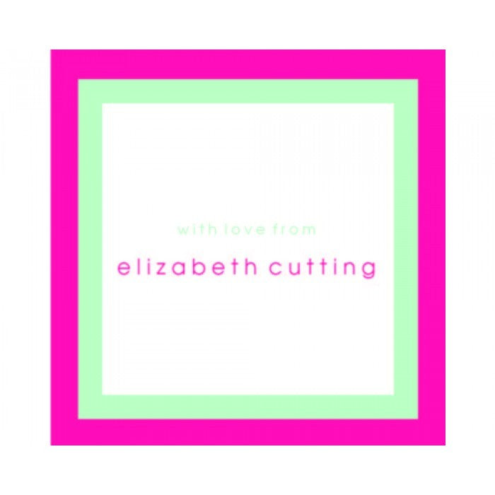 double square baby gift stickers