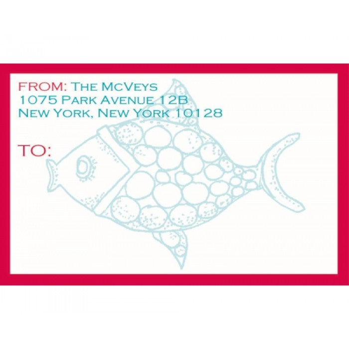 exotic fish collection stickers
