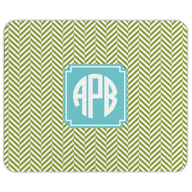 boatman geller herringbone jungle mouse pad