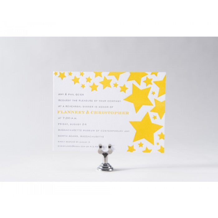 star crossed rehearsal dinner invitation