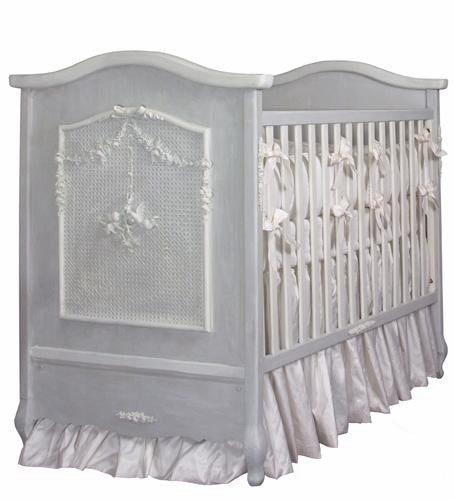 cherubini crib (washed blue & creme)