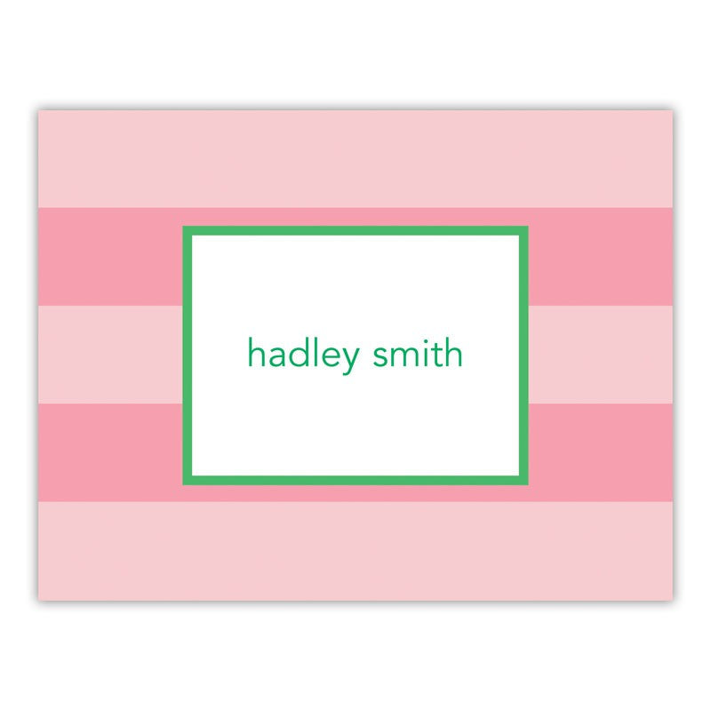boatman geller rugby pink foldover note