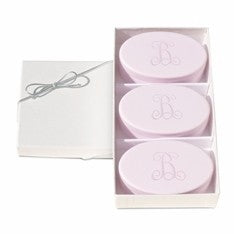 Personalized Signature Spa Soaps, Lavender Trio