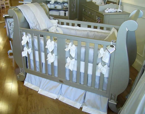 capri crib bedding (custom colors available) (contact us for pricing)
