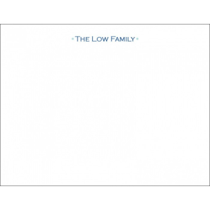 low social stationery
