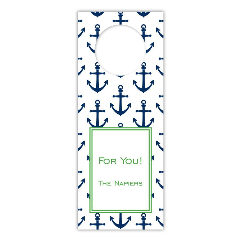 boatman geller anchors navy wine tags