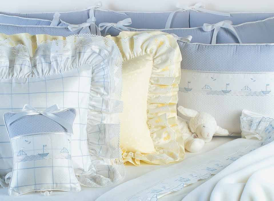 blue crib bedding