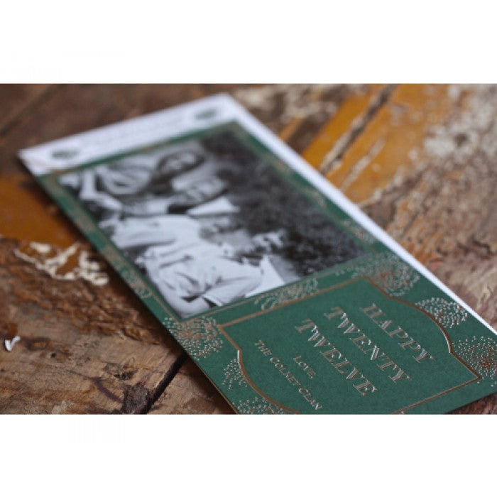 sterling silver holiday card