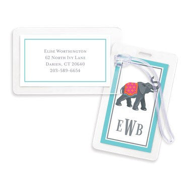boatman geller elephant bag tags