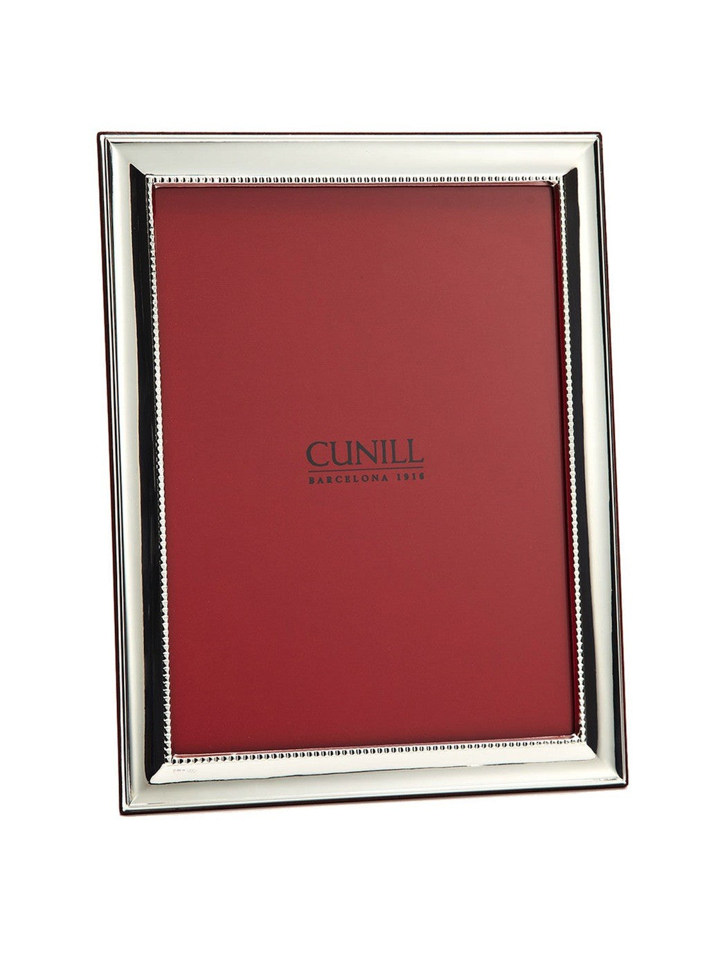 Cunill Grooved Sterling Silver Baby Picture Frame 4x6 - Heirloom Keepsake Gift