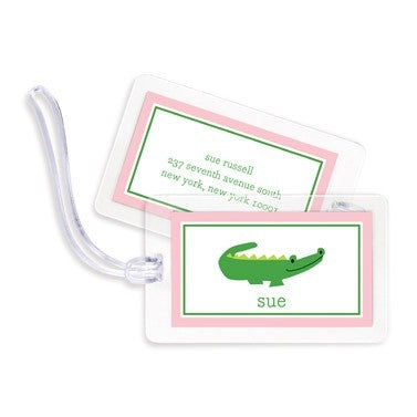 boatman geller alligator bag tags