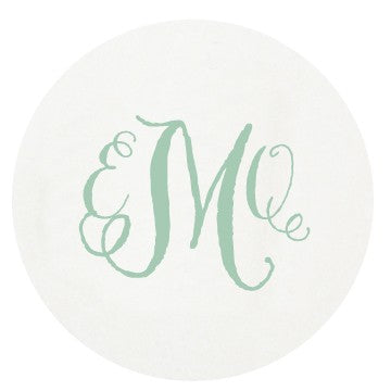 personalized letterpressed coasters m85 by haute papier