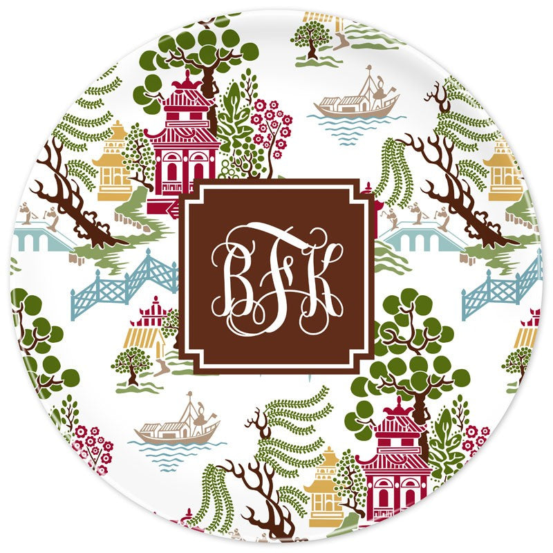 boatman geller chinoiserie autumn plate