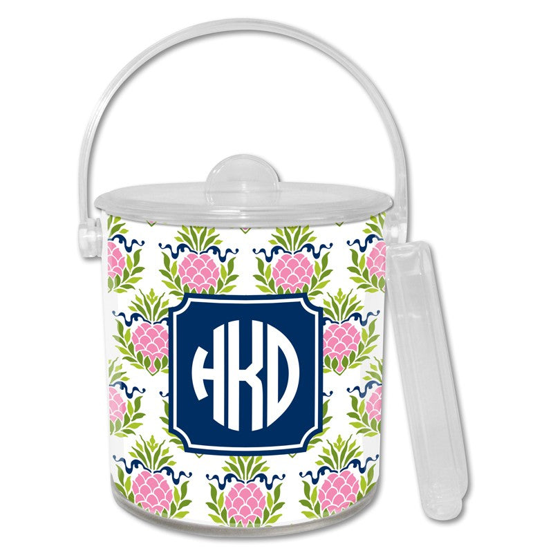 boatman geller pineapple repeat pink ice bucket