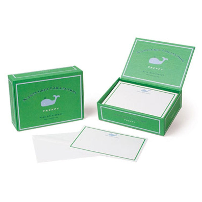 boatman geller whale preppy box set flat notecards