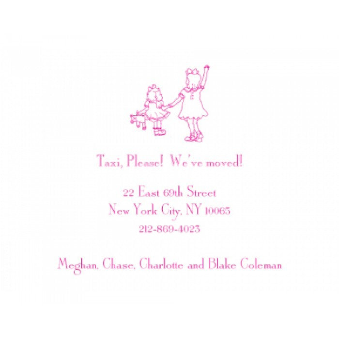 girls on the go moving card