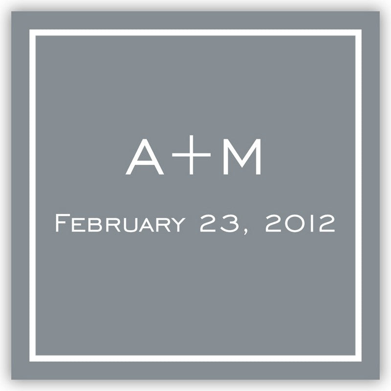 boatman geller classic gray square sticker