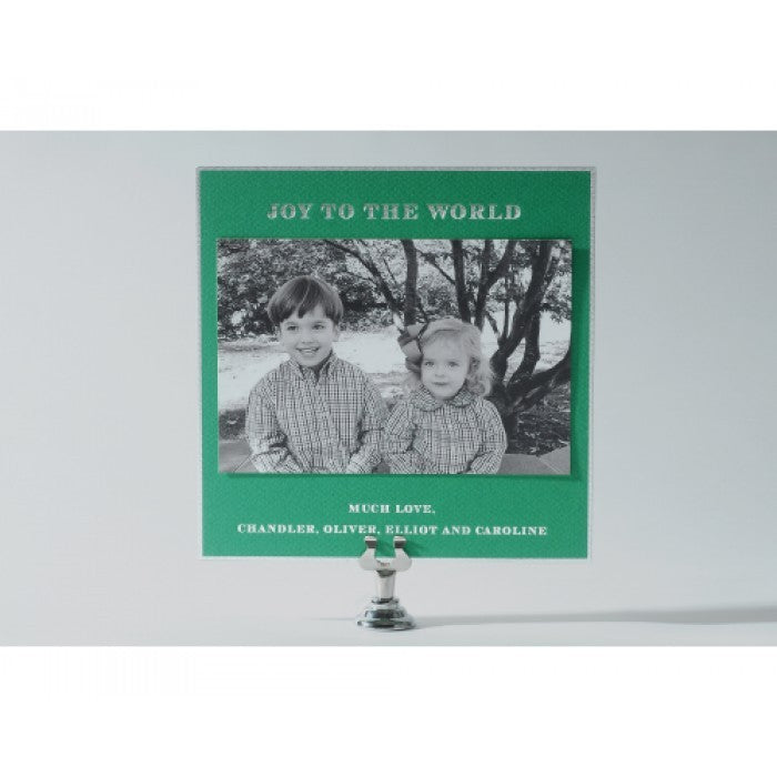 green joy holiday card