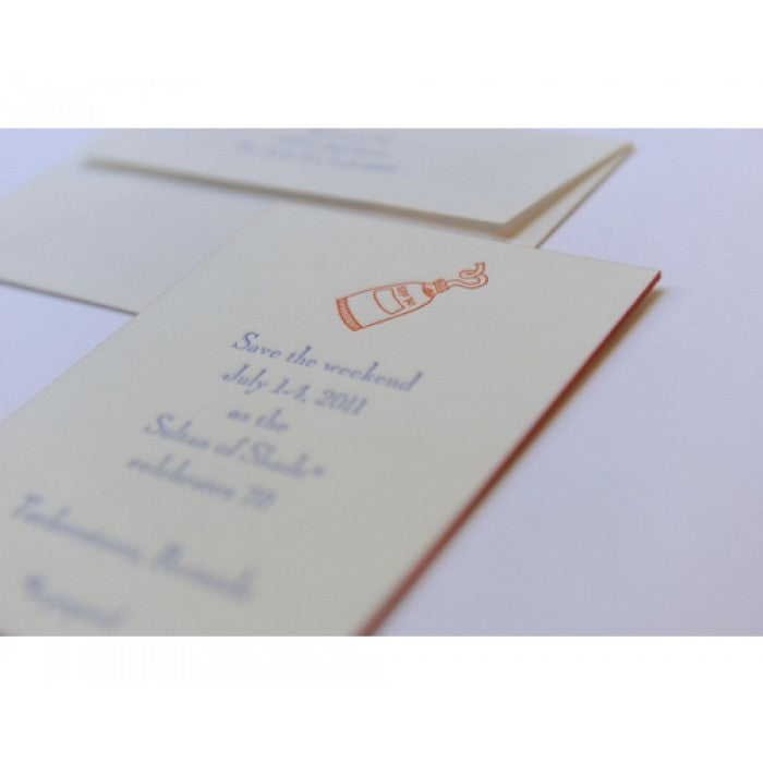 wedding save the date card