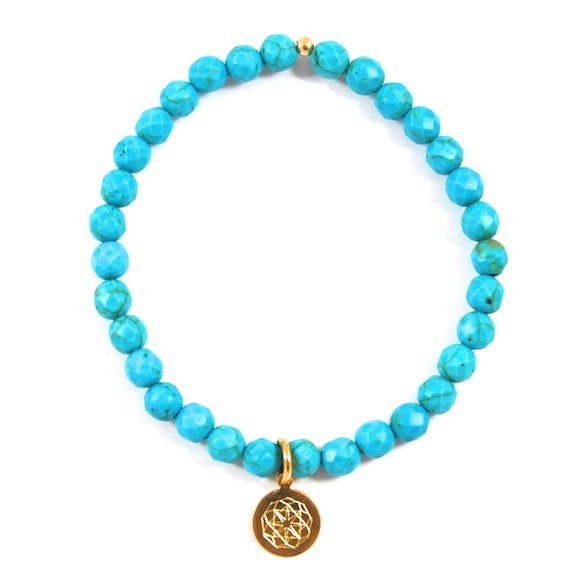 Customize Your Charm - Turquoise Classic Charm Bracelet
