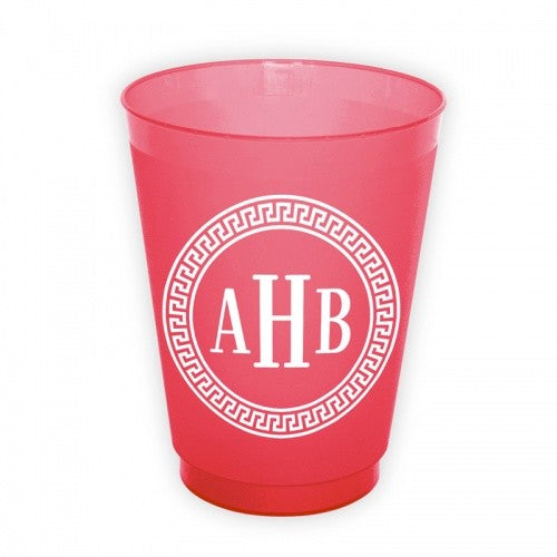 Greek Monogram Cups