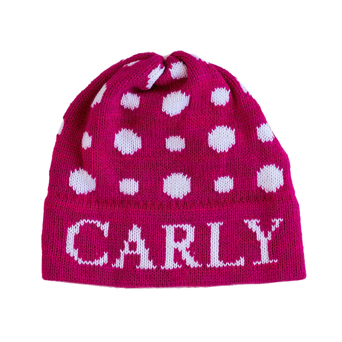 personalized polka dots hat