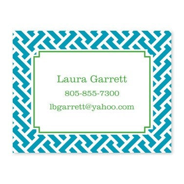 boatman geller stella turquoise calling card