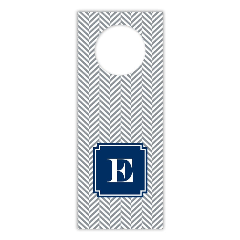 boatman geller herringbone gray wine tags