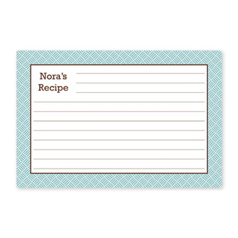 boatman geller basketweave slate recipe card
