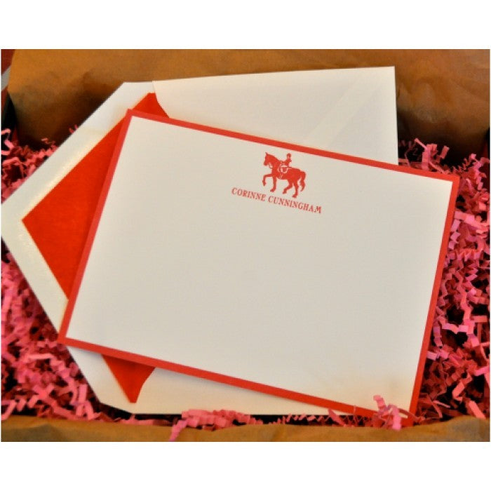 corinne horseback note cards