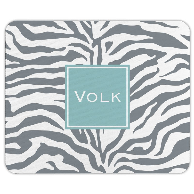 boatman geller zebra gray mouse pad