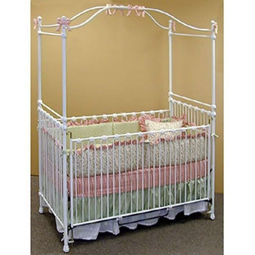 corsican iron bows canopy crib