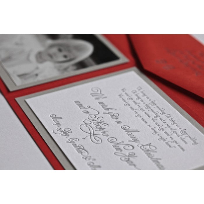 figgy pudding holiday card