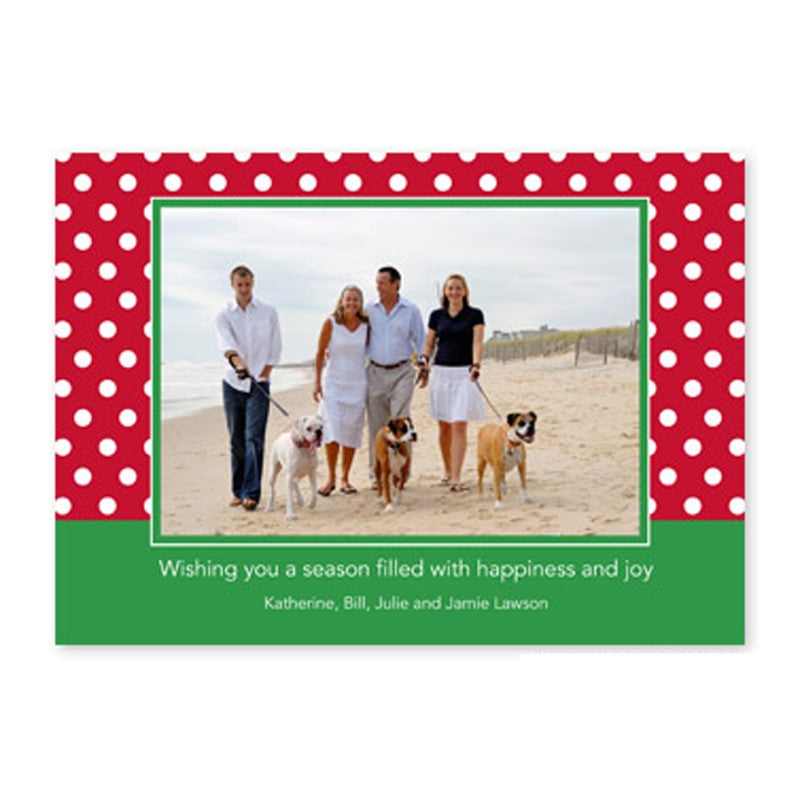 boatman geller polka dot cherry photocard