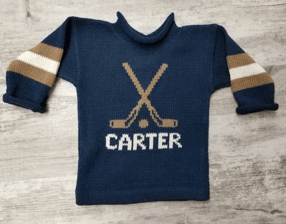 personalized hockey sweater