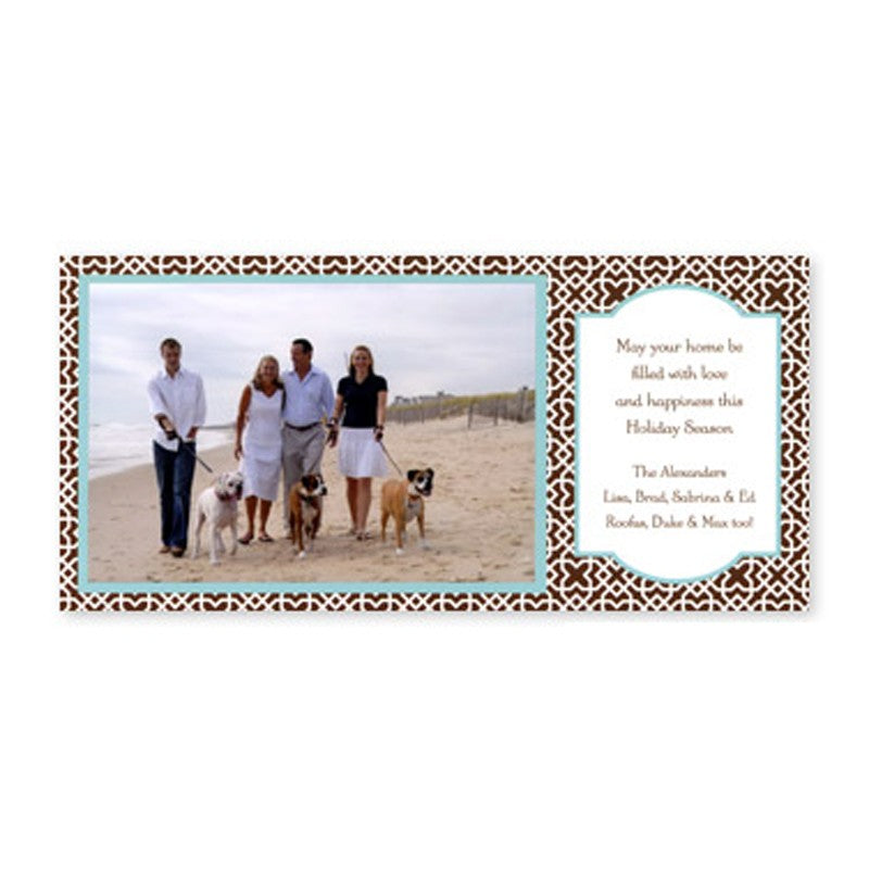 boatman geller mod lattice brown photocard