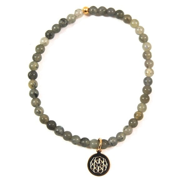 Customize Your Charm - Mini Labradorite Classic Charm Bracelet