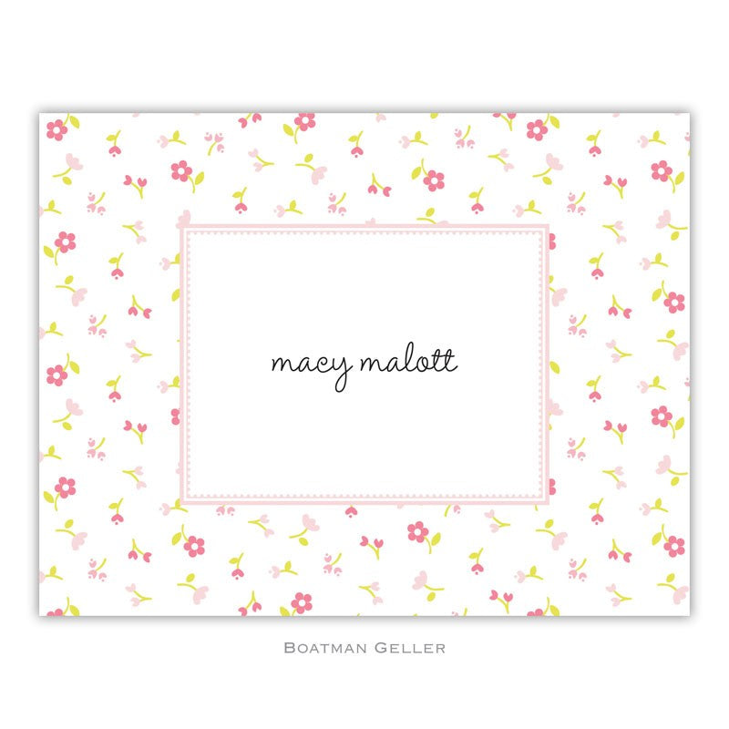 boatman geller tiny flower foldover note