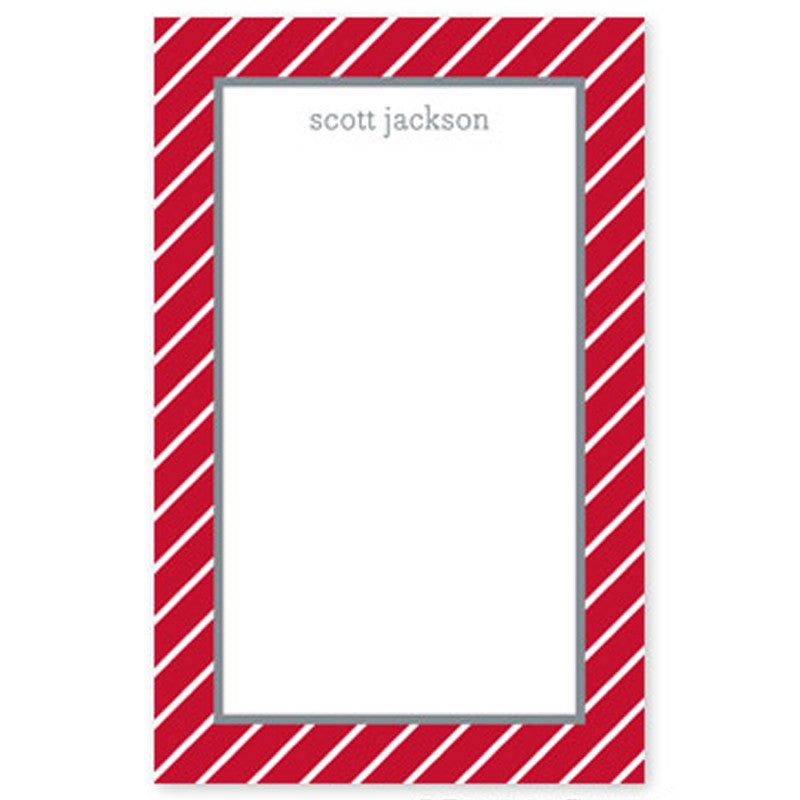 boatman geller kent stripe cherry notepad