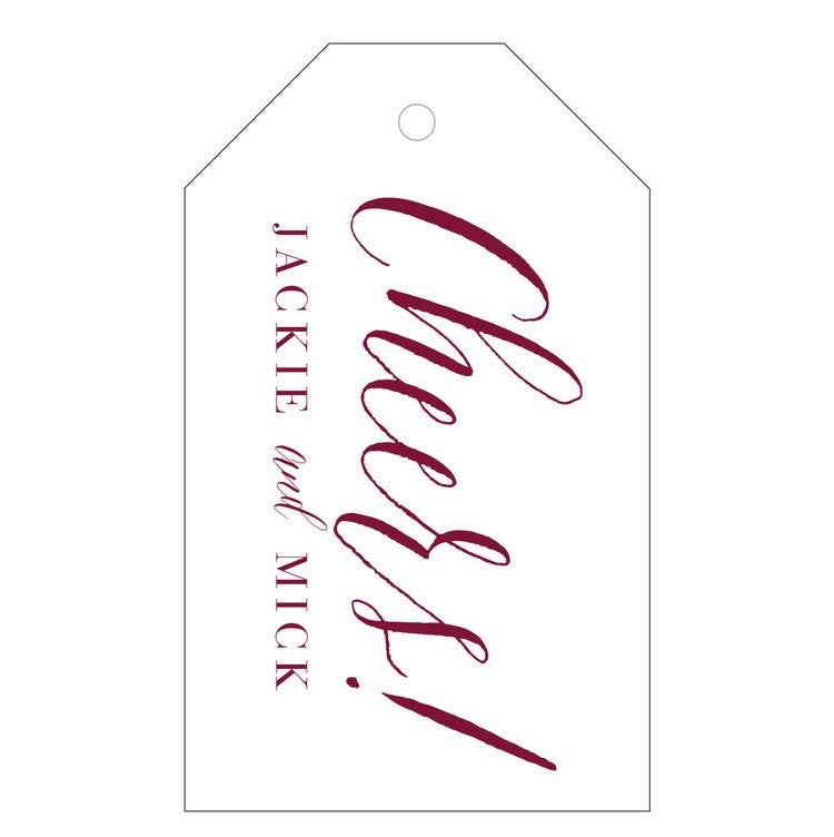 haute papier letterpress gift tag t10