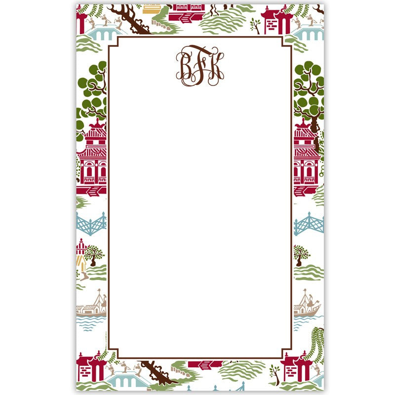 boatman geller chinoiserie autumn notepad