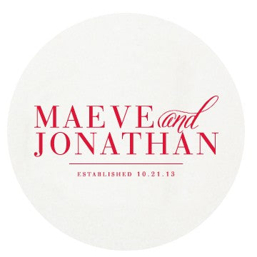 personalized letterpressed coasters park avenue engaged by haute papier